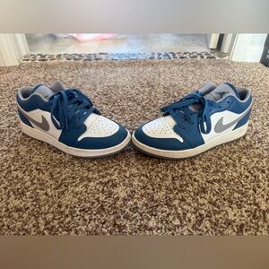 Nike Air Jordan 1 Low True Blue Cement size 5.5Y